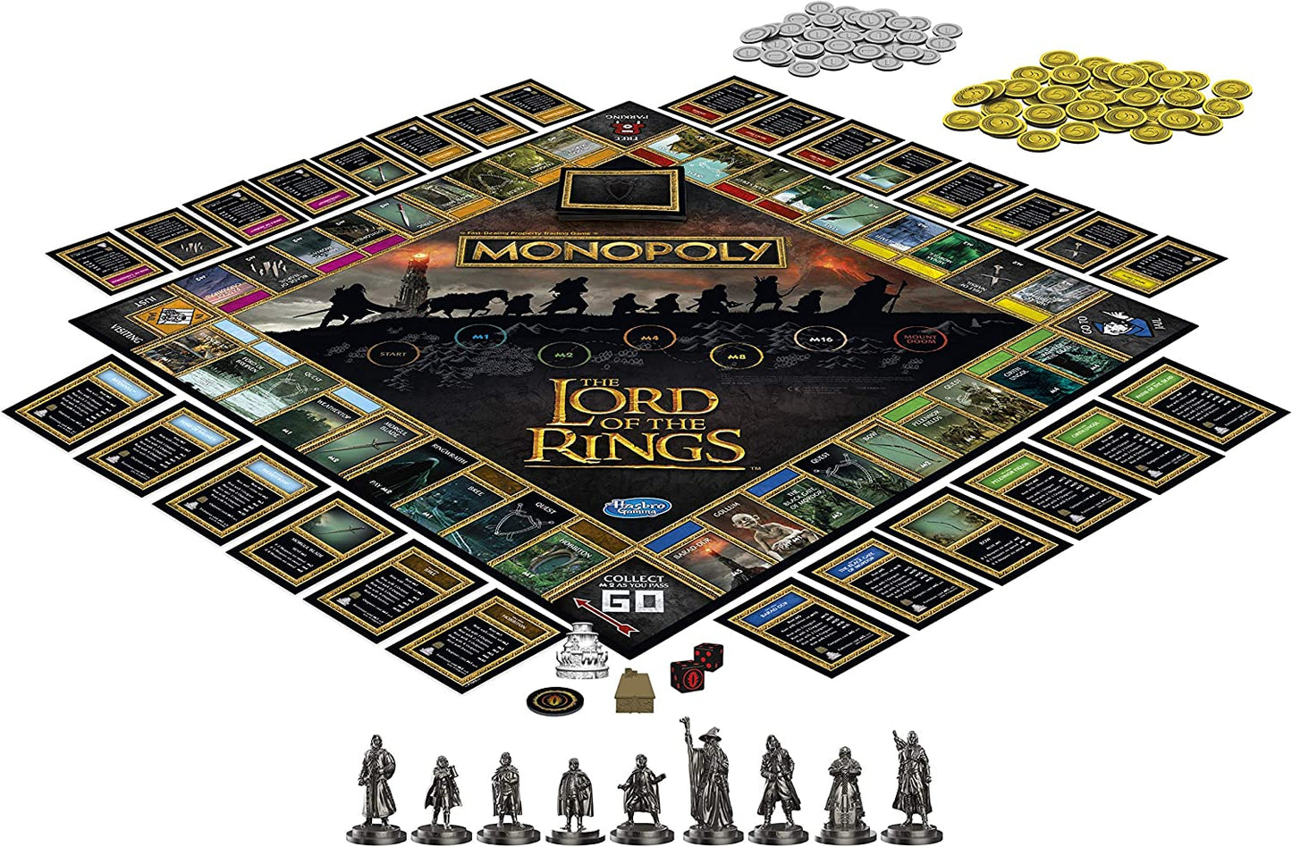 : the Lord of the Rings Edition Board Game Inspired by the Movie Trilogy, Play as a Member of the Fellowship, for Kids Ages 8 and Up, Multicolor