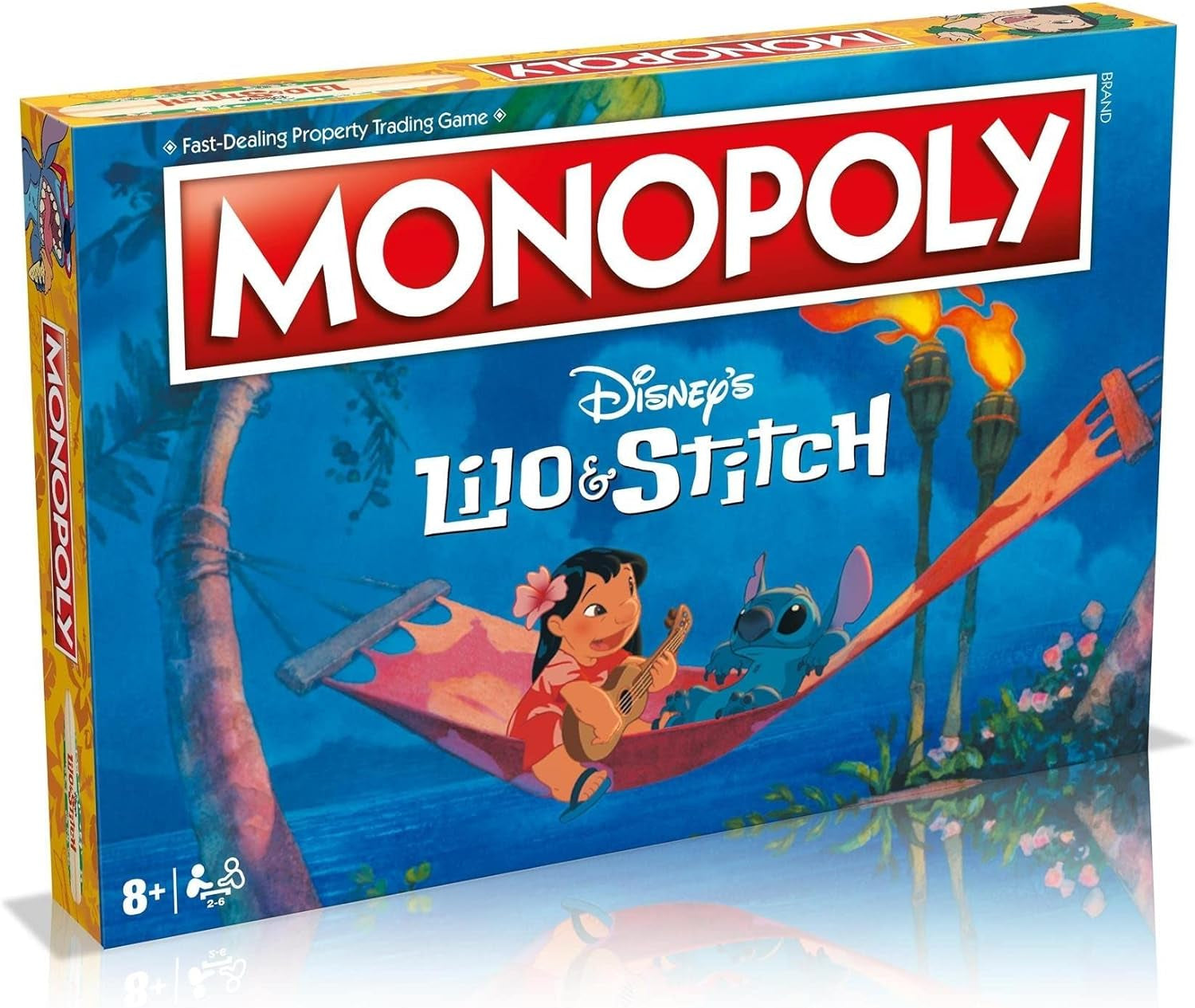 Lilo and Stitch Monopoly Board Game , Embark on an Out of This World Journey with Lilo, Stitch, Nani, Jumba and Many More, Great Family Disney Game for Ages 8 and Up