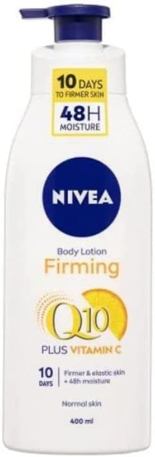 Firming Body Lotion Q10 + Vitamin C Pack of 6 (6 X 400Ml), Nourishing Body Lotion with Q10 & Vitamin C,  Soft Moisturising Cream for Firm Skin