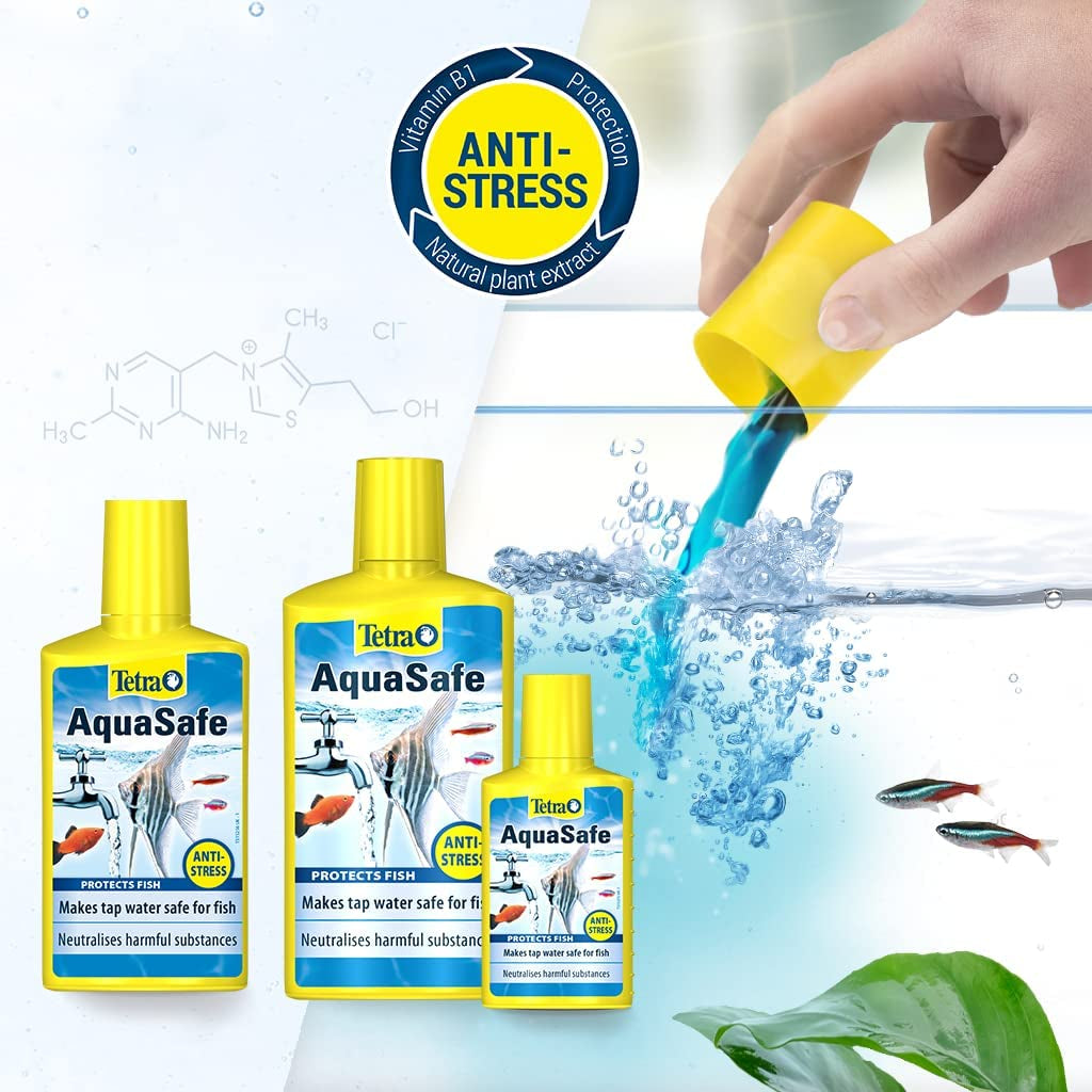 Aquasafe to Turn Tap Water into Safe and Healthy Water for Fish and Plants, 250 Ml